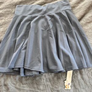 NWT Women’s Dusty Blue Short Skater Skirt Size Small Coquette Fairy Feminine